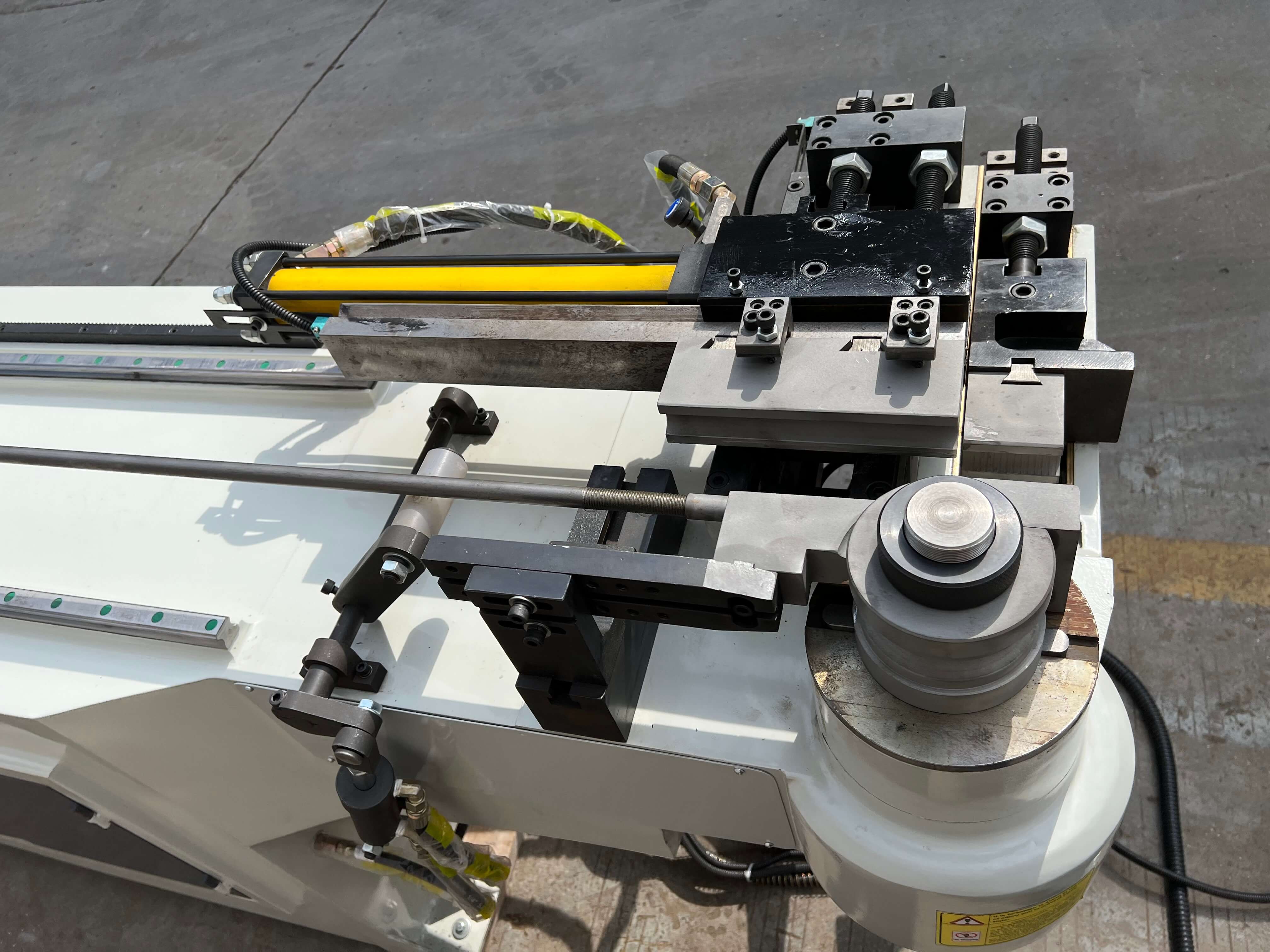 Industrial CNC tube bender with 500 program storage for large diameter pipe mass production