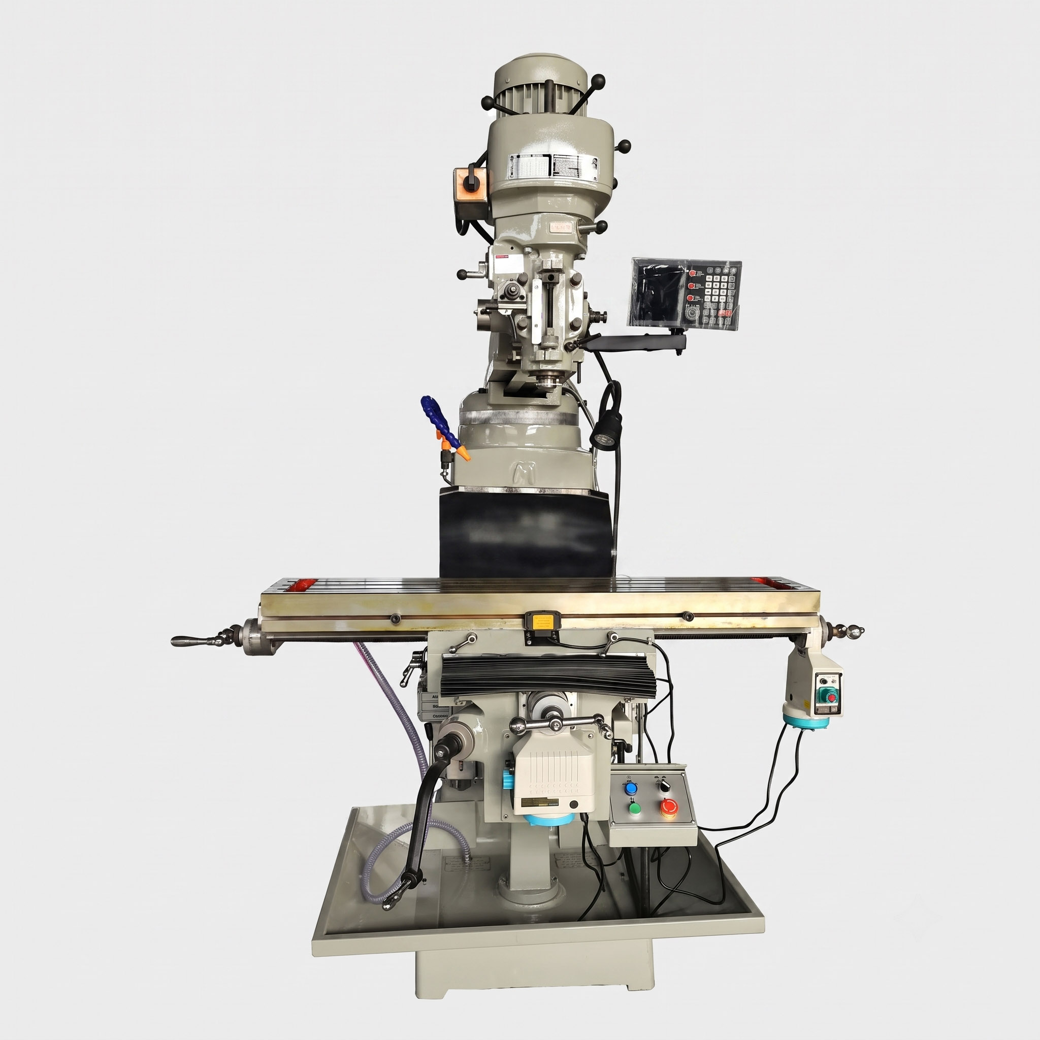 Universal turret Milling Machine Model 4H Heavy Duty Metal Machining Equipment for Factory Workshop