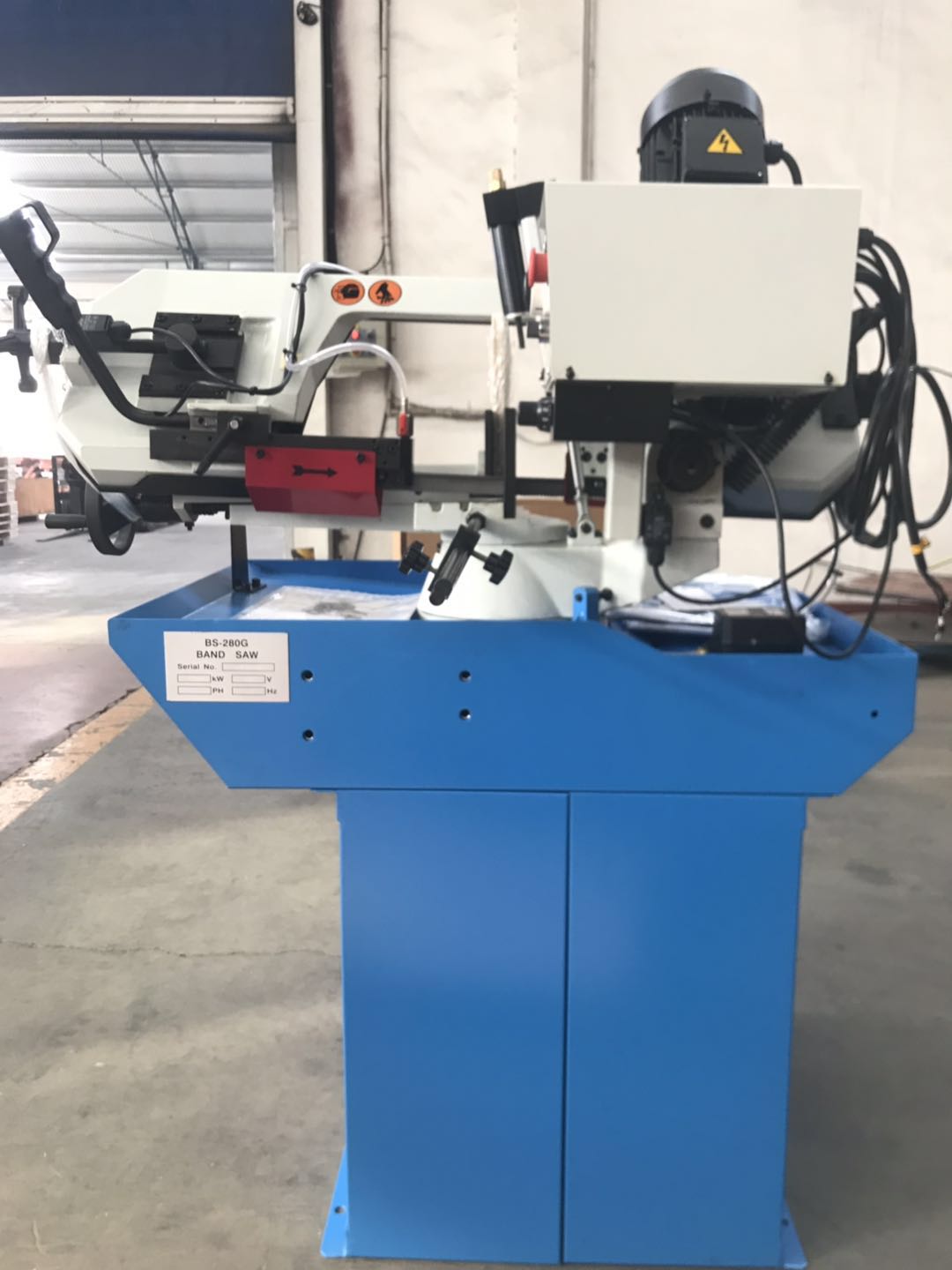 BS-280G Gear Drive Scissor-Type Miter Bandsaw