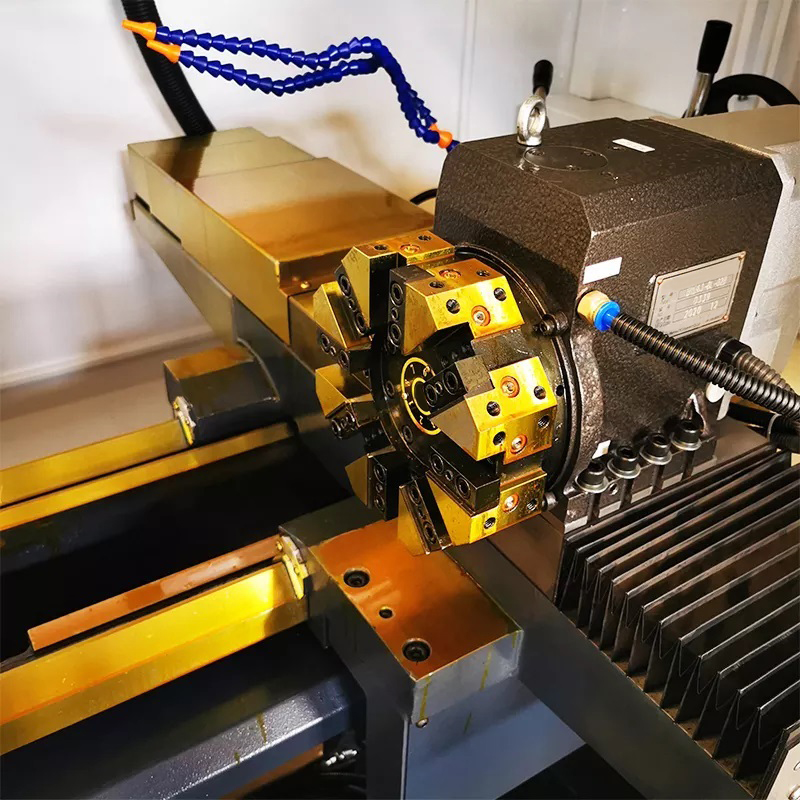 Advanced Worm-Gear Electric Turret: The tool holder operates on a highly reliable worm-gear transmission