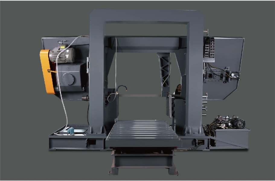 Ultra heavy duty gantry metal cutting bandsaw