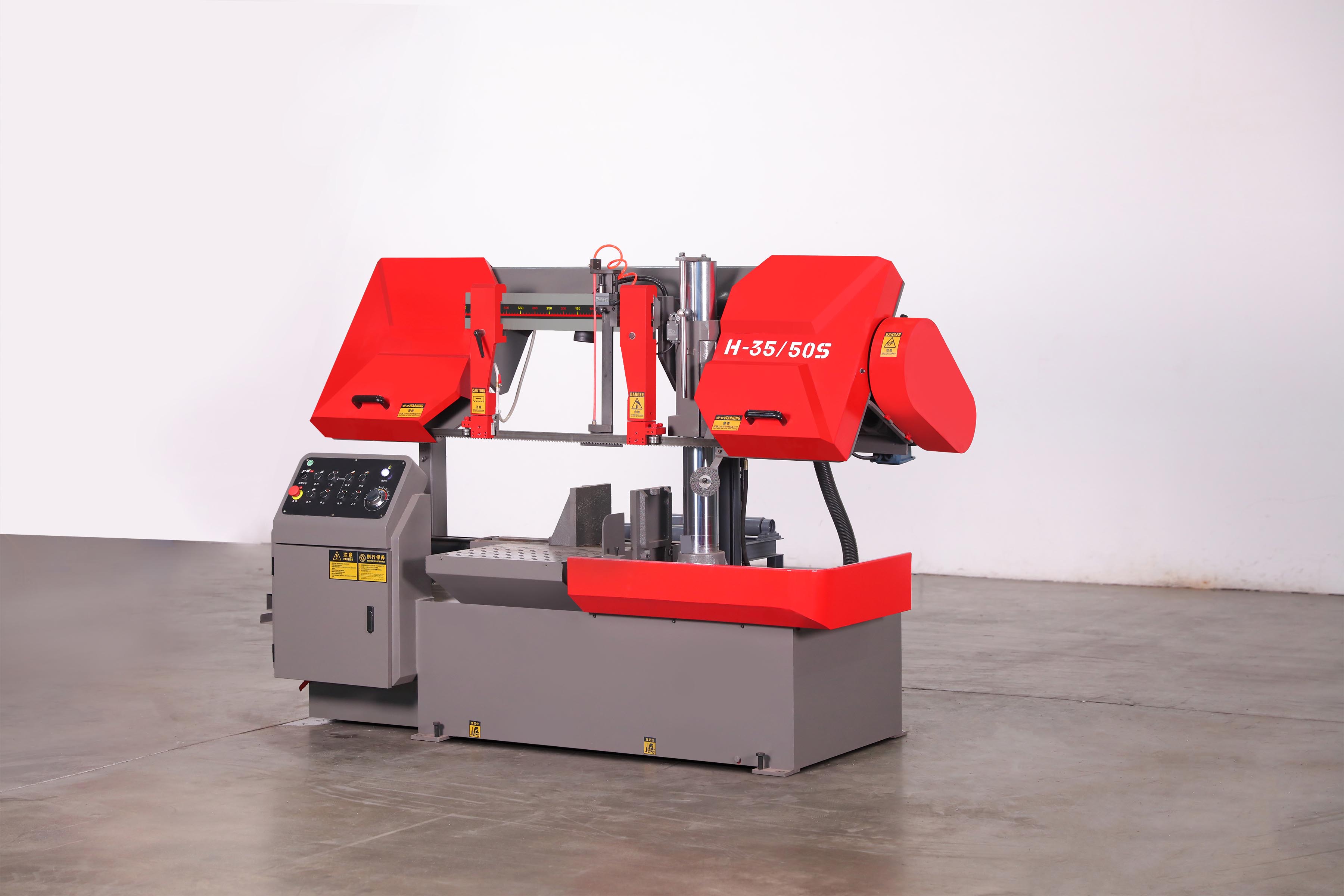 350x500mm metal billet cutting band saw