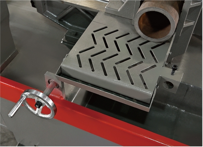 Hard chrome double column industrial band saw