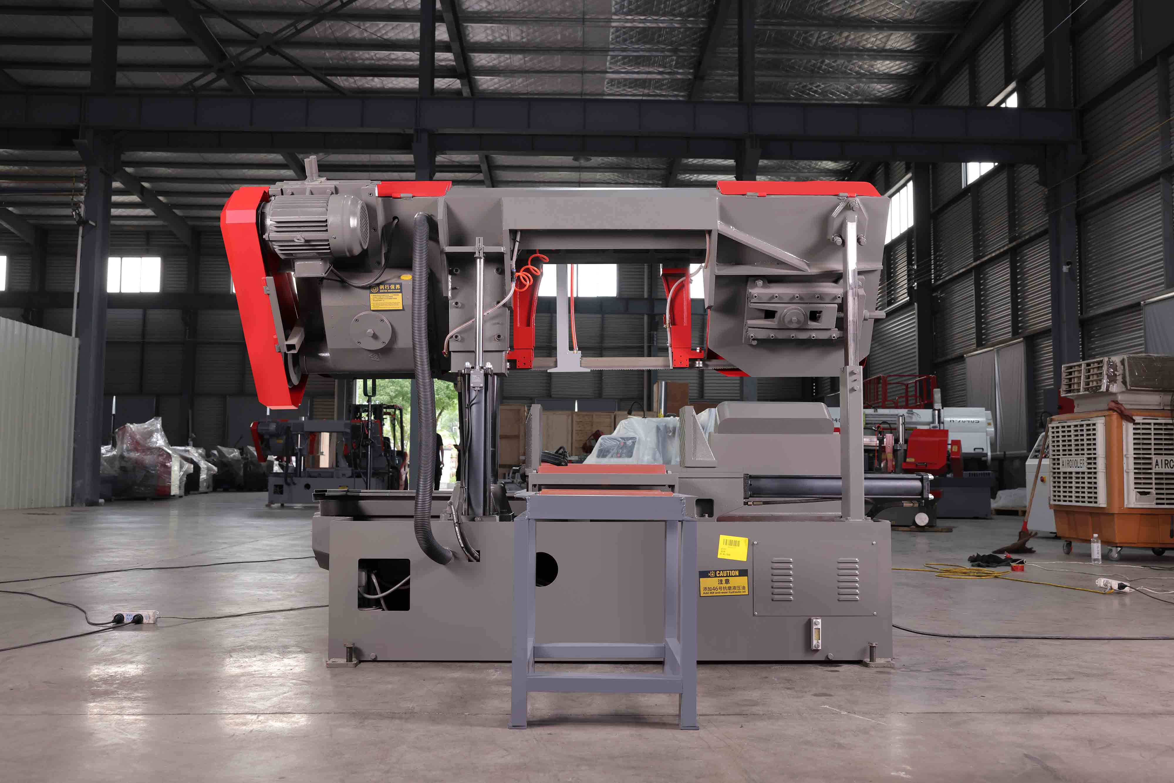 extra wide double column metal cutting band saw