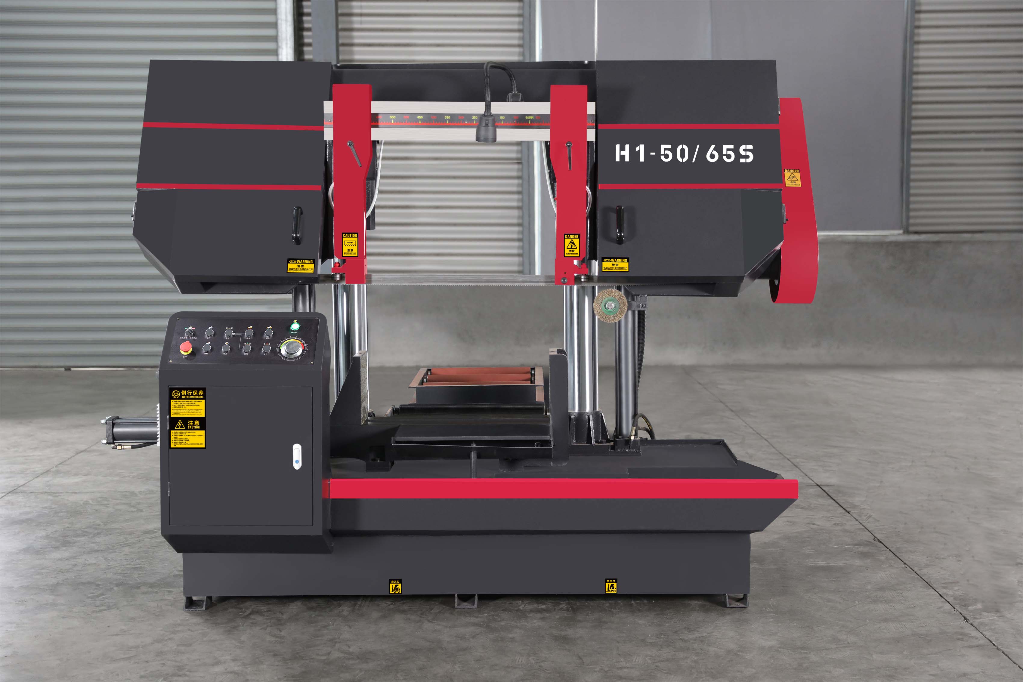 MFG H1-50/65S semi-automatic horizontal band saw
