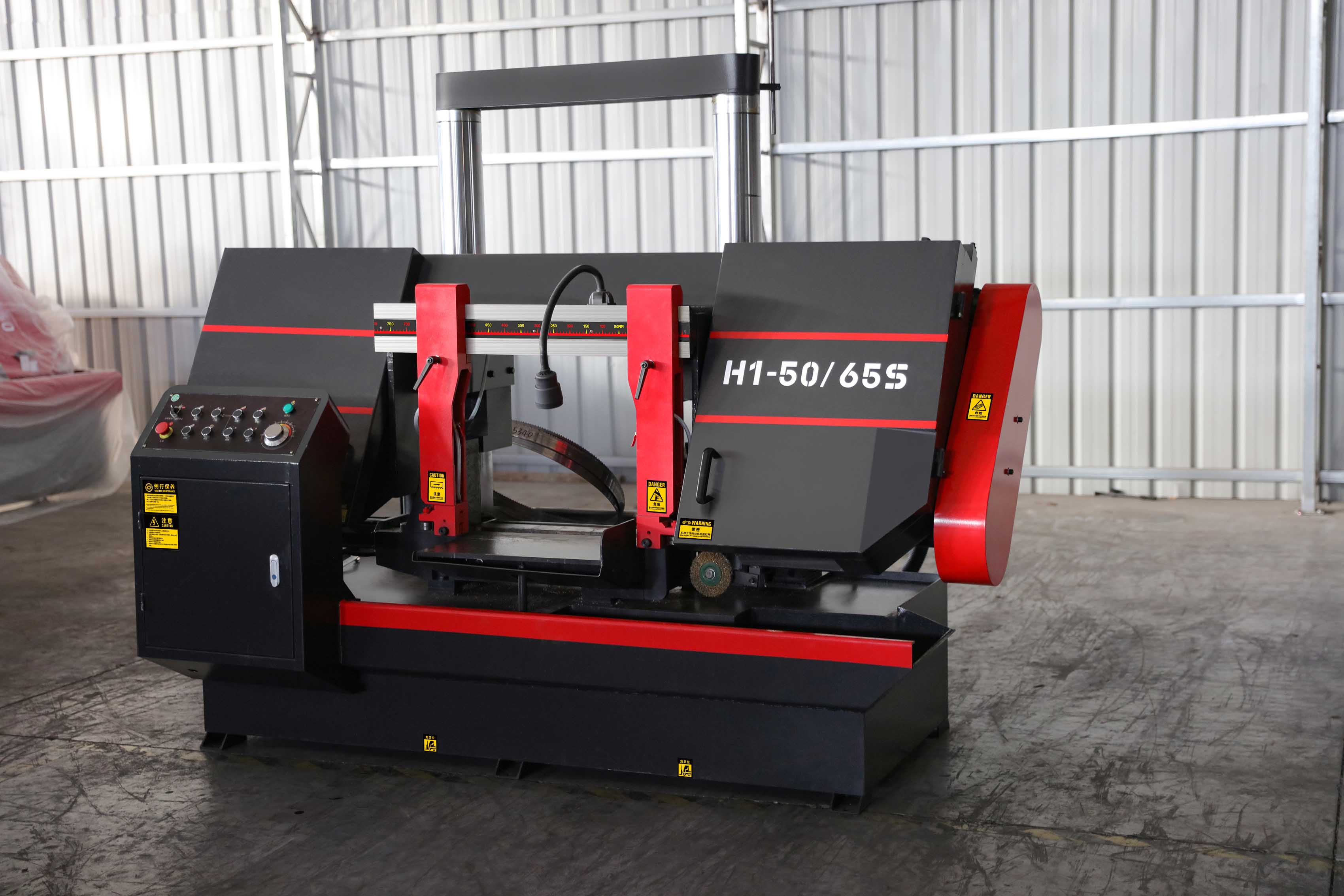 large billet fabrication industrial band saw