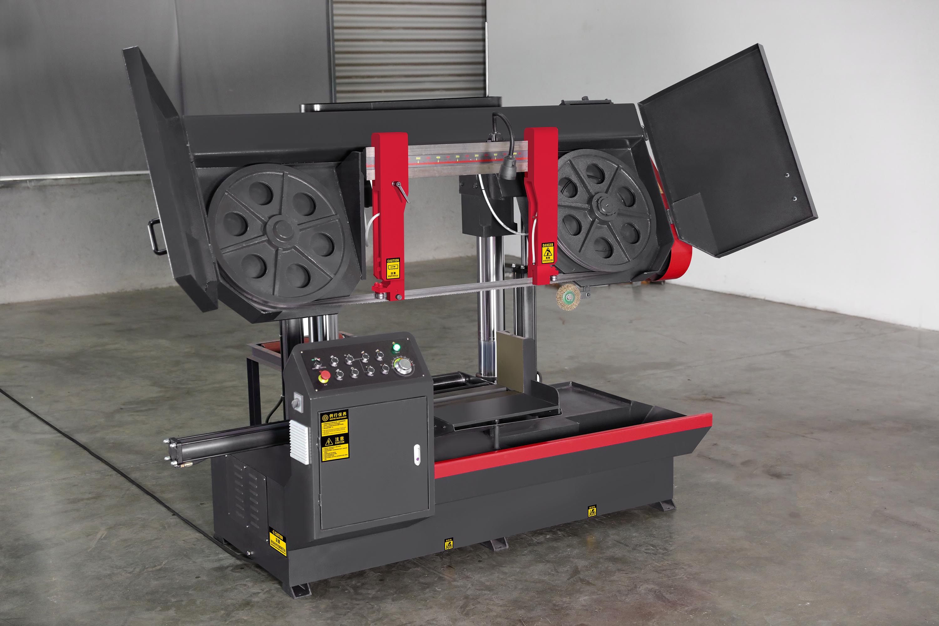 stepless hydraulic feed metal billet band saw