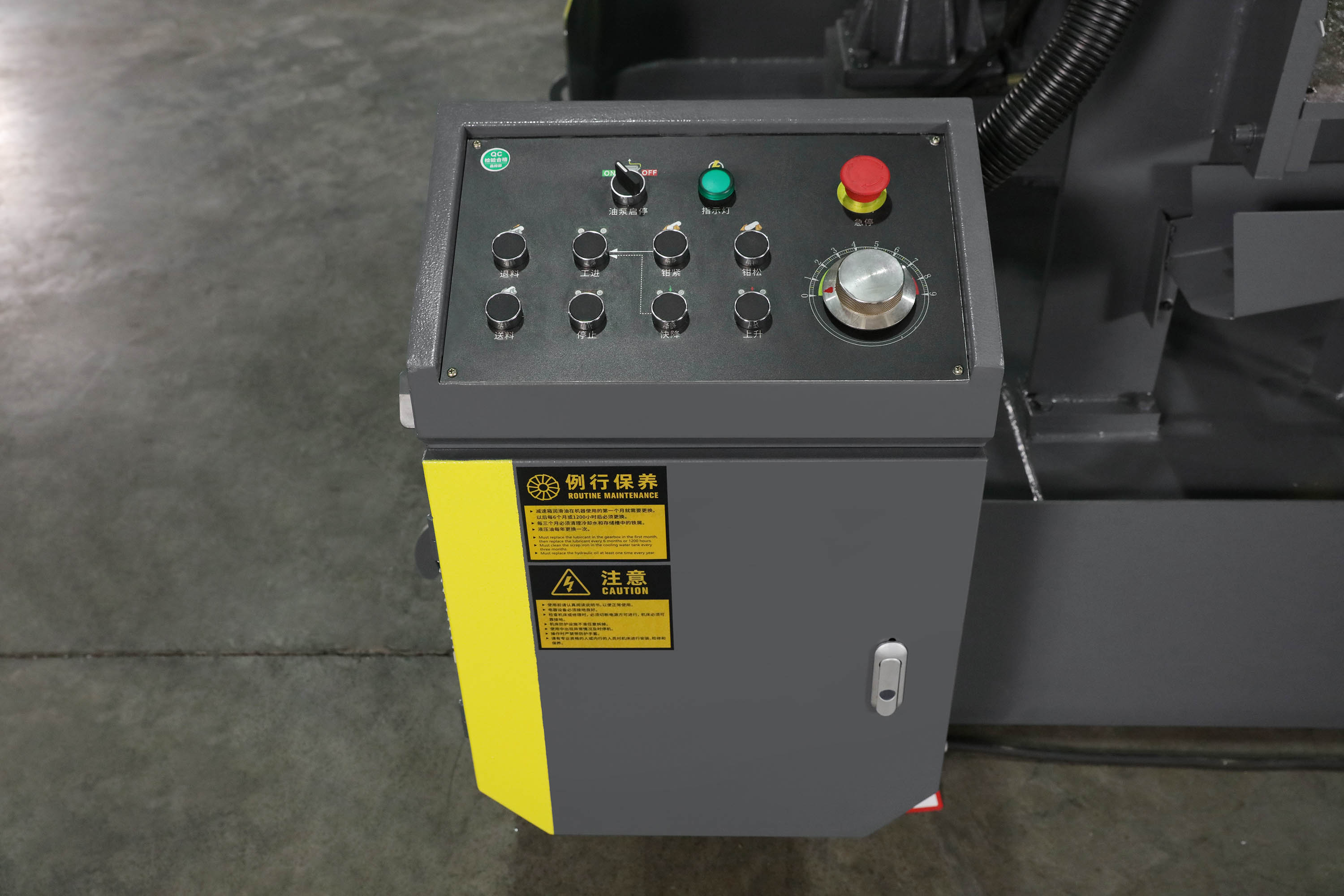 0-45° Hydraulic Miter, ±0.2mm Linear Encoder Feeding & PLC Control for Flexible Tube Cutting