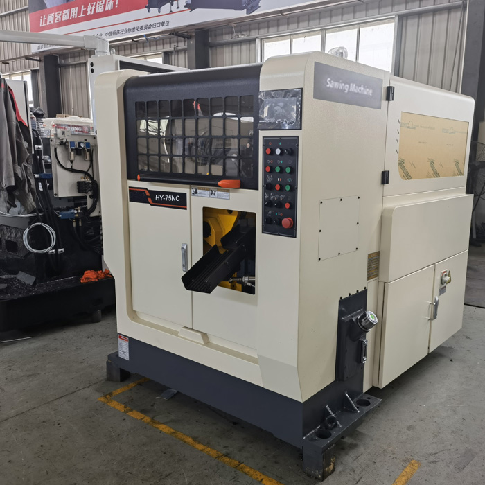 HY-75NC is a state-of-the-art, fully automatic high-speed metal circular saw