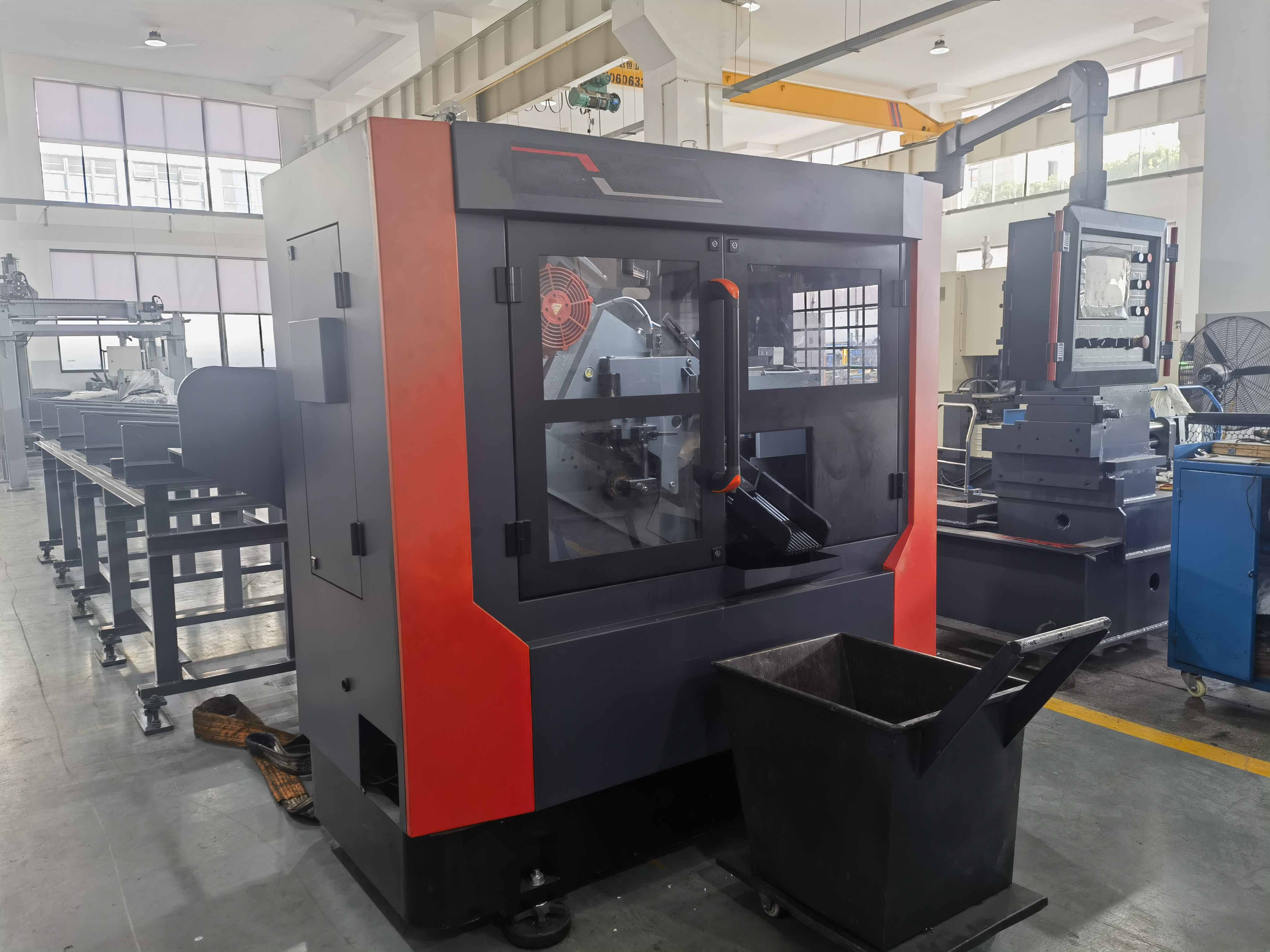 X 100 automatic high speed metal circular saw machine for large bar tube precision cutting