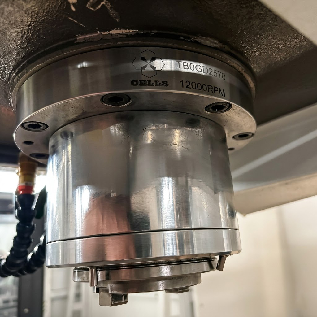 BT50 high torque spindle head for gantry CNC milling
