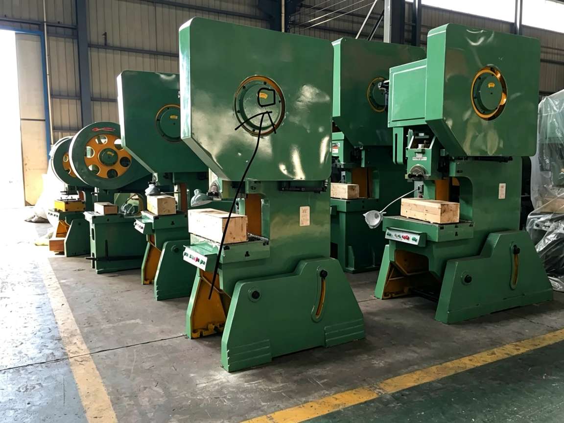 Rigid key switch and belt brake system of JB23 punch press