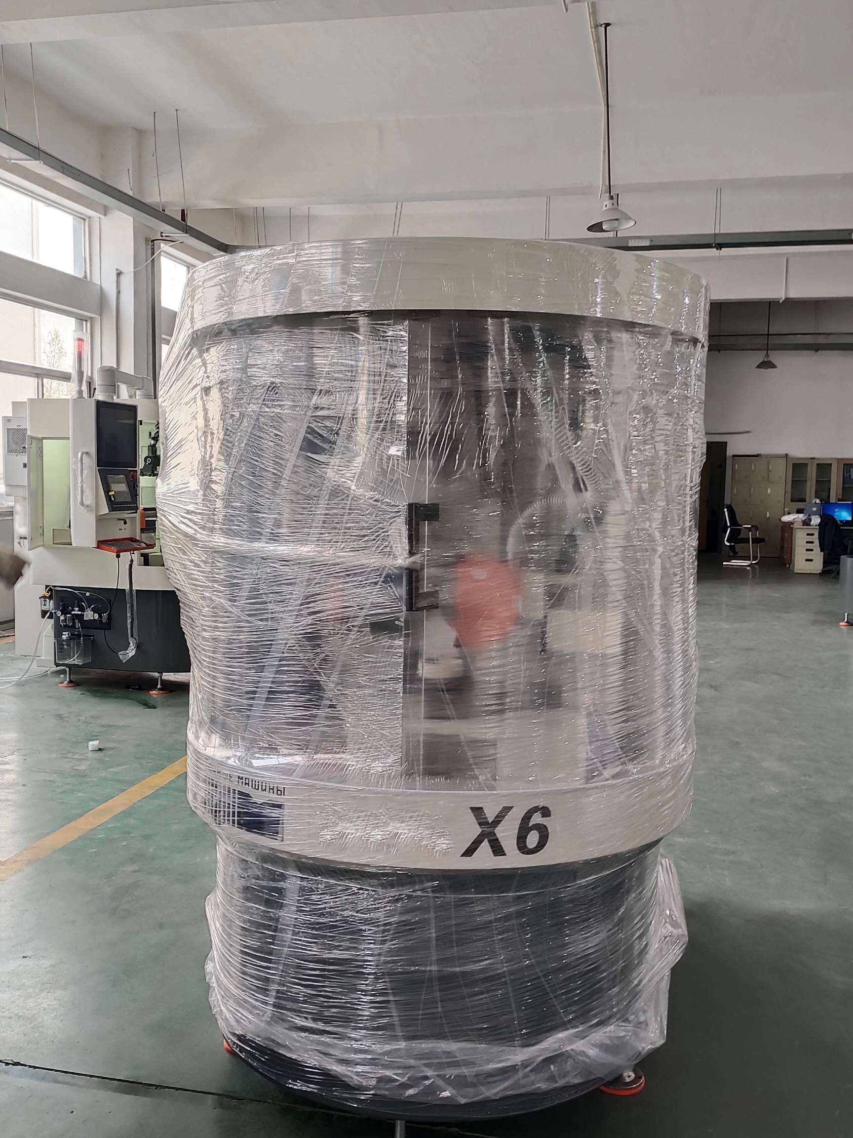 SiC dressing wheel assembly on X6 CNC machine