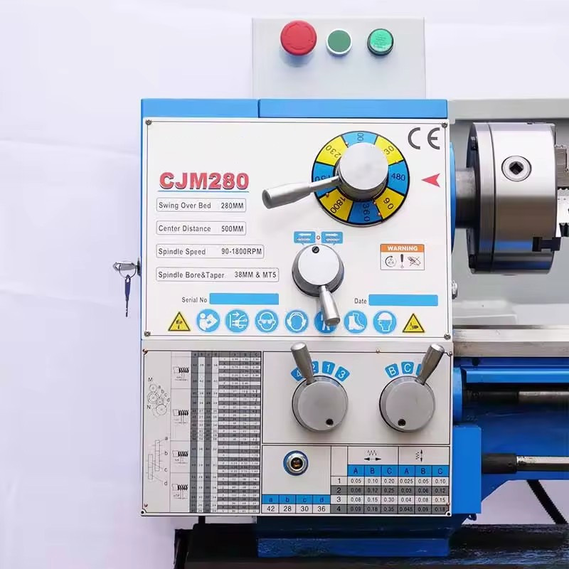 High-Precision CJM280 Light Metal Lathe
