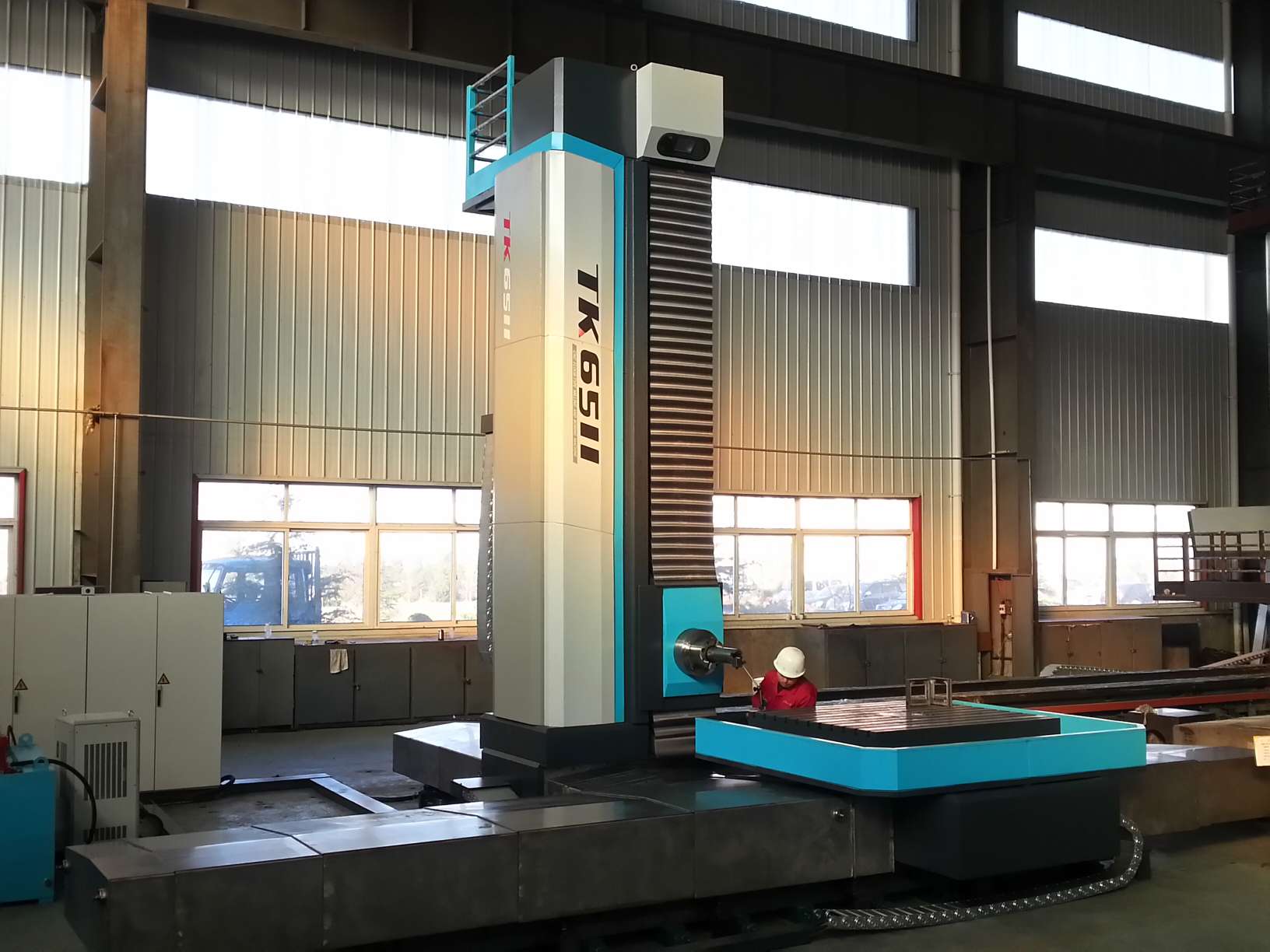 heavy duty planer boring and milling machine factory installation