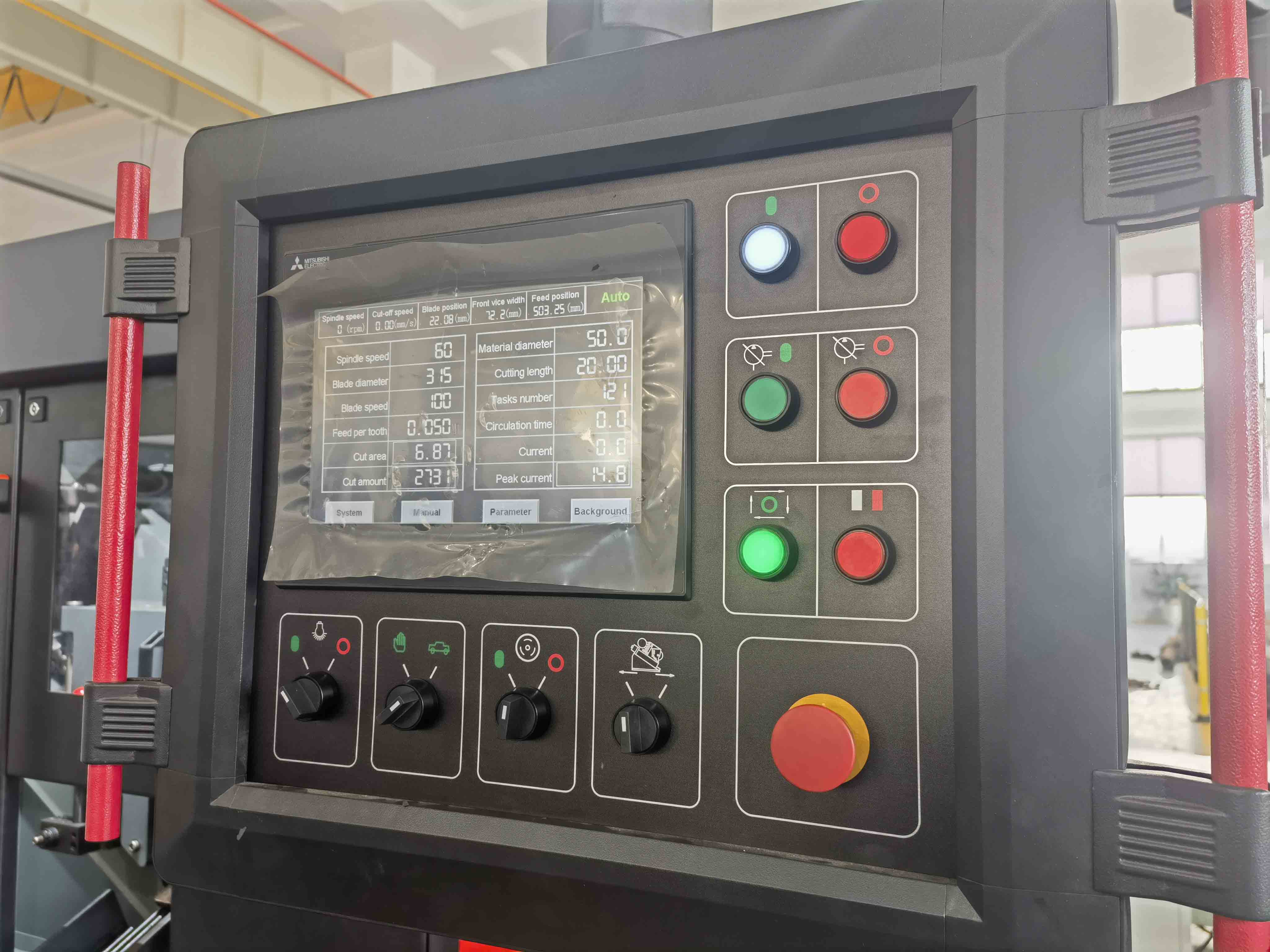 CNC PLC high speed metal circular saw for cutting steel aluminum copper bar pipe profile up to 100mm