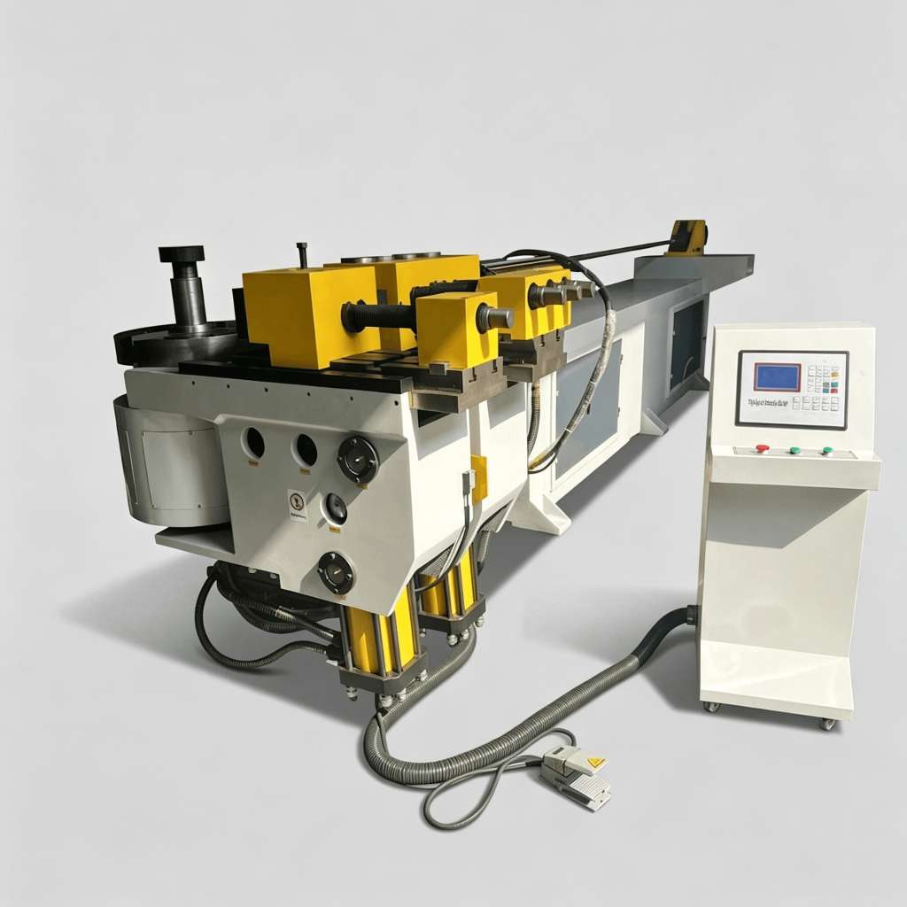 DW130NC single head hydraulic pipe bending machine for 130×10mm super thick wall pipe