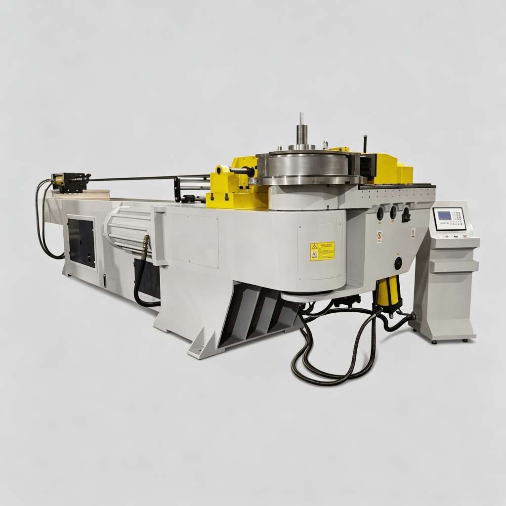 DW168NC single head hydraulic pipe bending machine for 168×14mm extra thick wall pipe by MFG