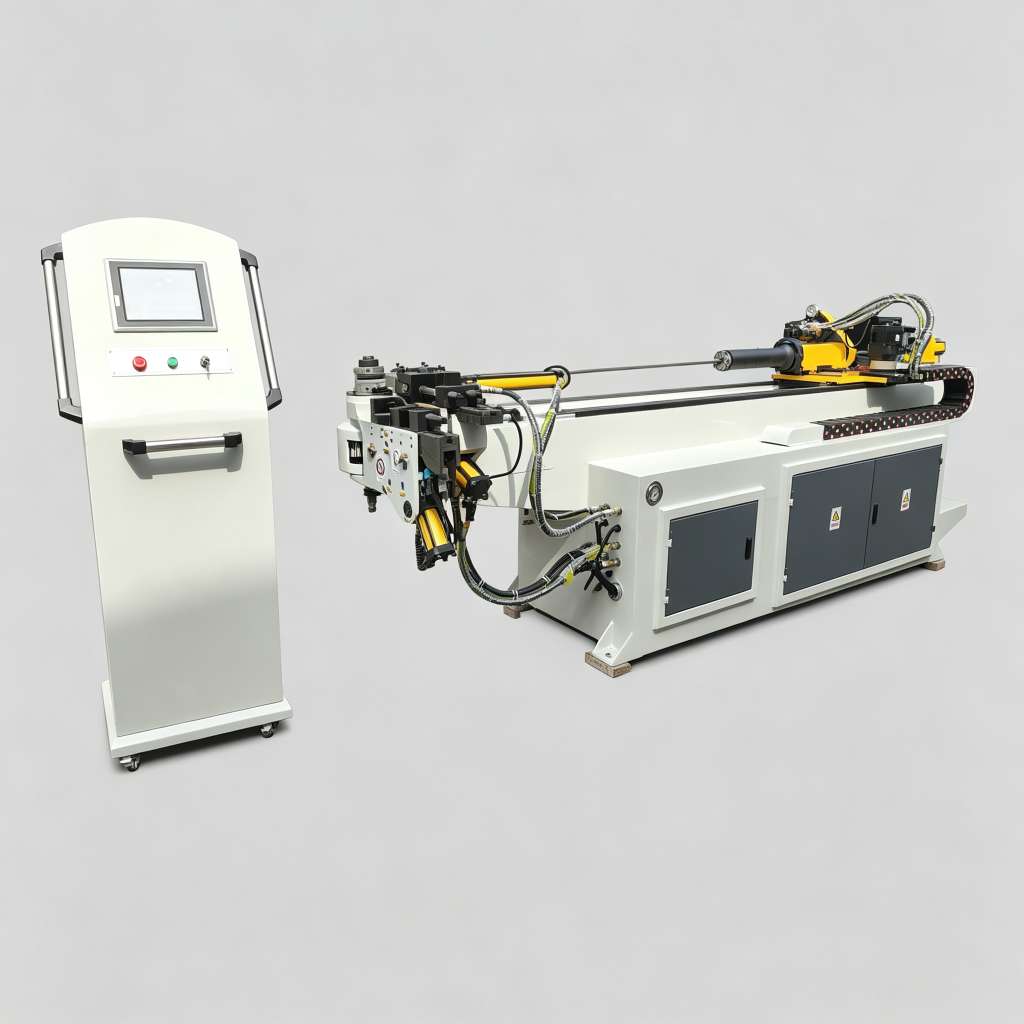 DW50CNC-2A-1S hydraulic CNC pipe bending machine for Φ50mm thick wall carbon steel tube