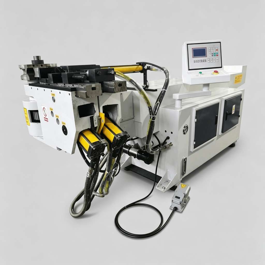 DW63NC single head hydraulic pipe bending machine for 63mm pipe processing by MFG