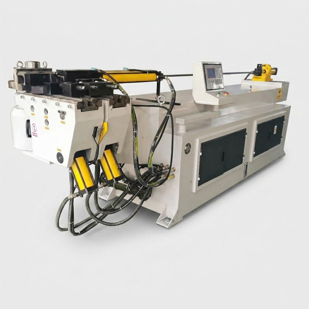 DW75NC single head hydraulic pipe bending machine for 75×6mm thick wall pipe by MFG
