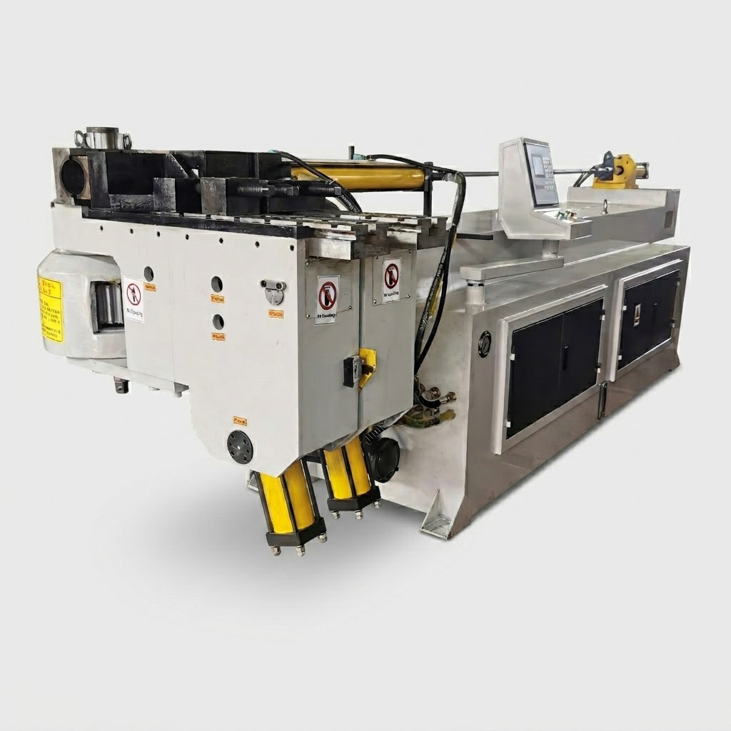 DW89NC single head hydraulic pipe bending machine for 89×6mm thick wall pipe by MFG