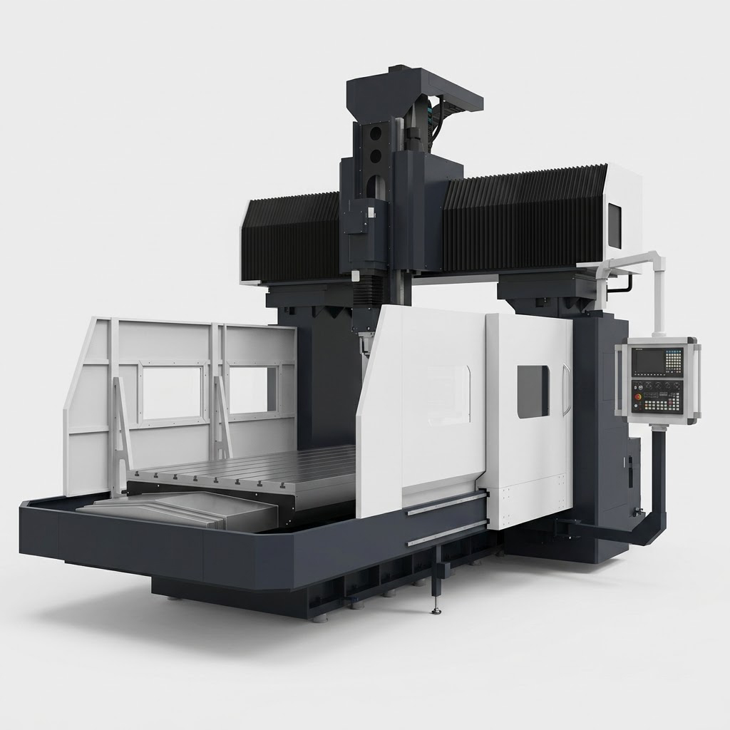 GMC4520 large scale CNC gantry machining center professional studio shot by MFG