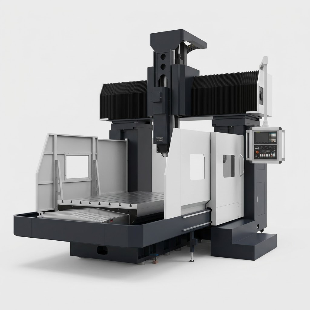 GMC6042 Large Scale CNC Gantry Mill with FANUC Controller by MFG