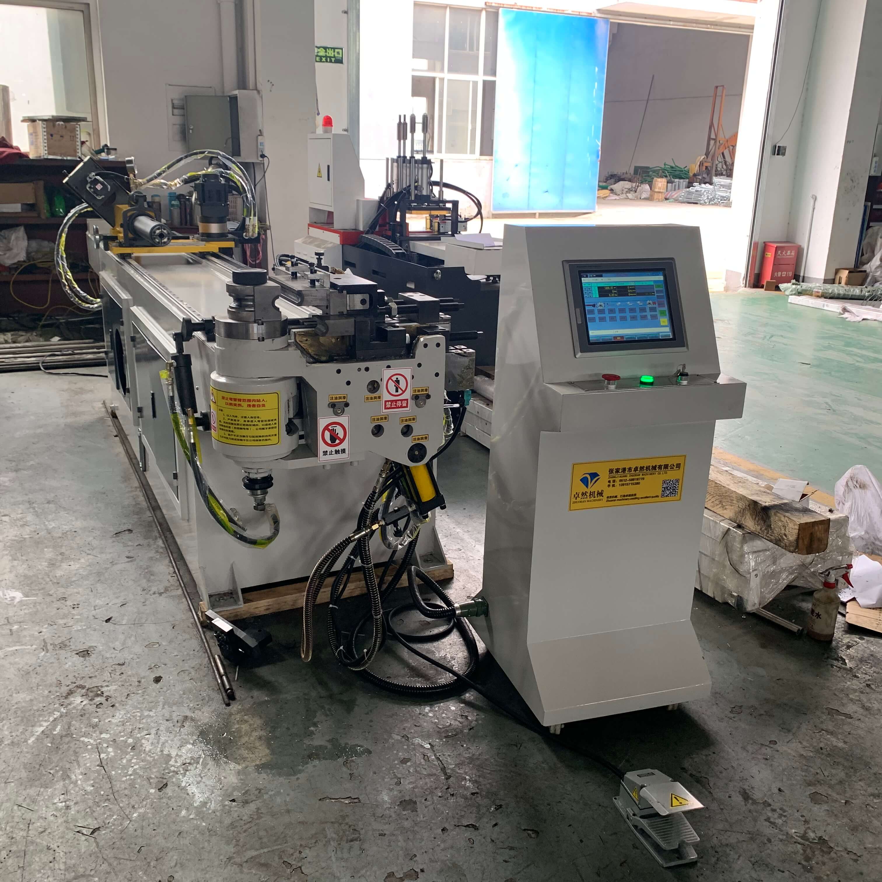 3-axis 1-station heavy duty tube bending equipment with 2200mm max feeding length