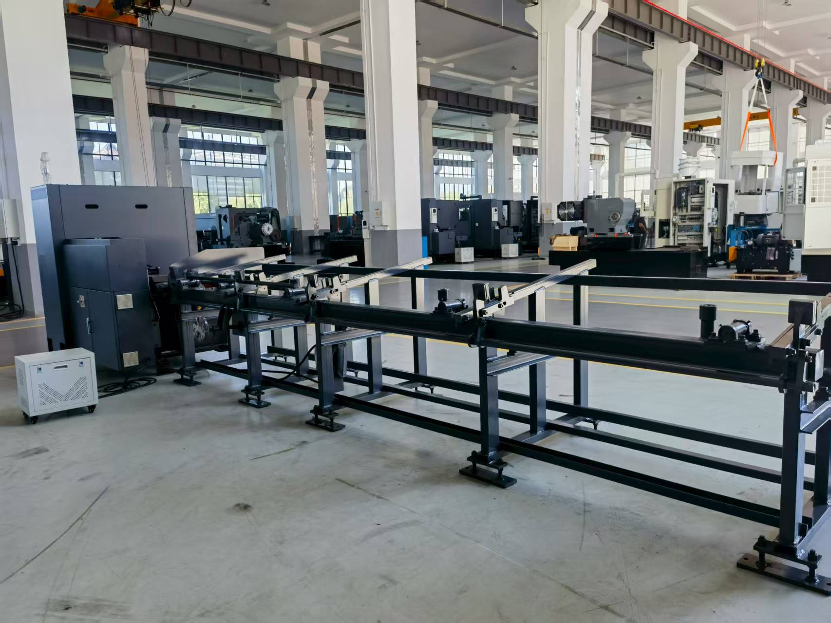 Standard 6m stock feeding rack for automatic metal bar cutting circular saw X‑50