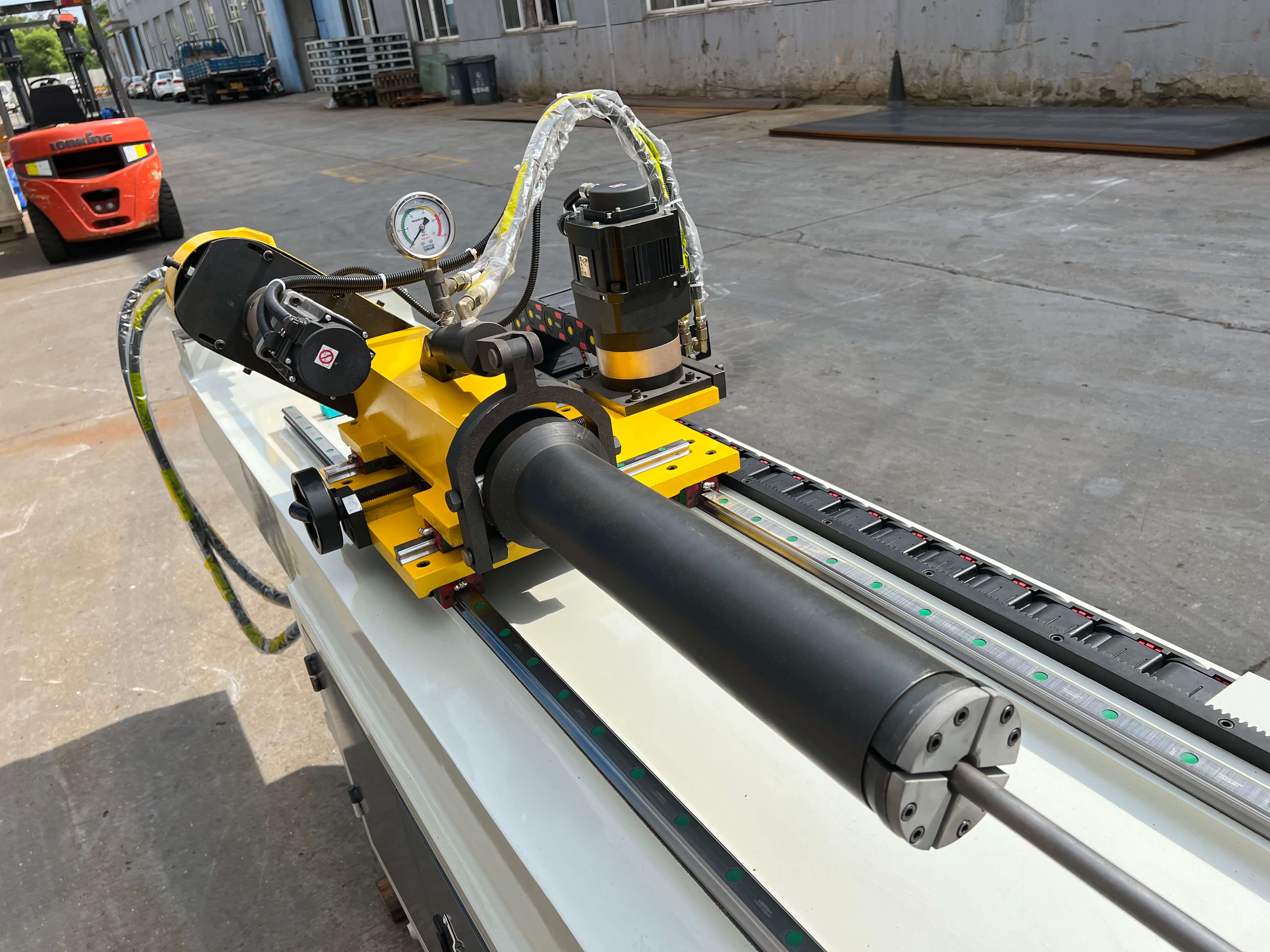 5.5kw hydraulic pipe bending machine with rebound compensation and intelligent error prompt function