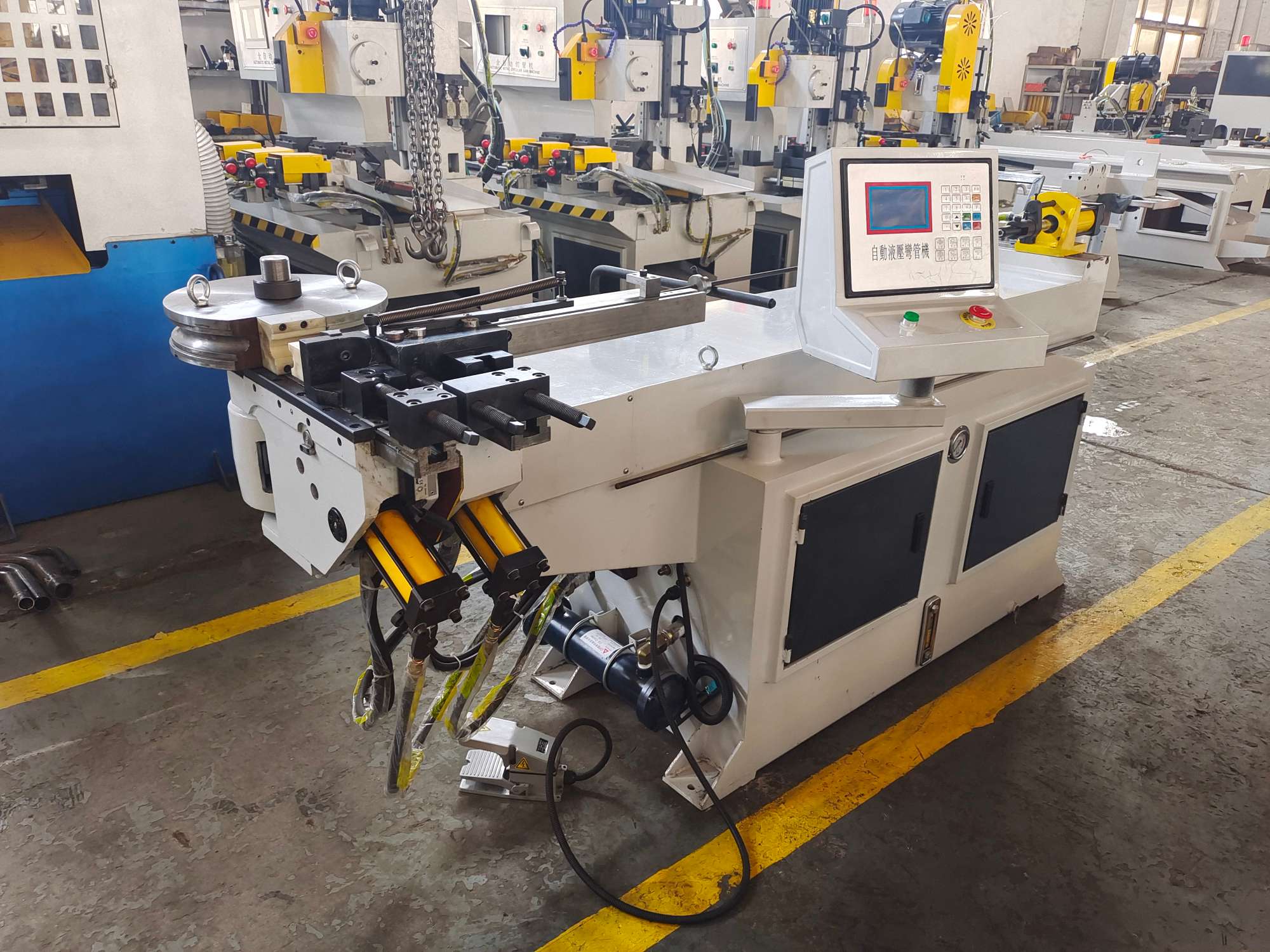 38mm max diameter metal pipe bending equipment with 190 degree maximum bending angle