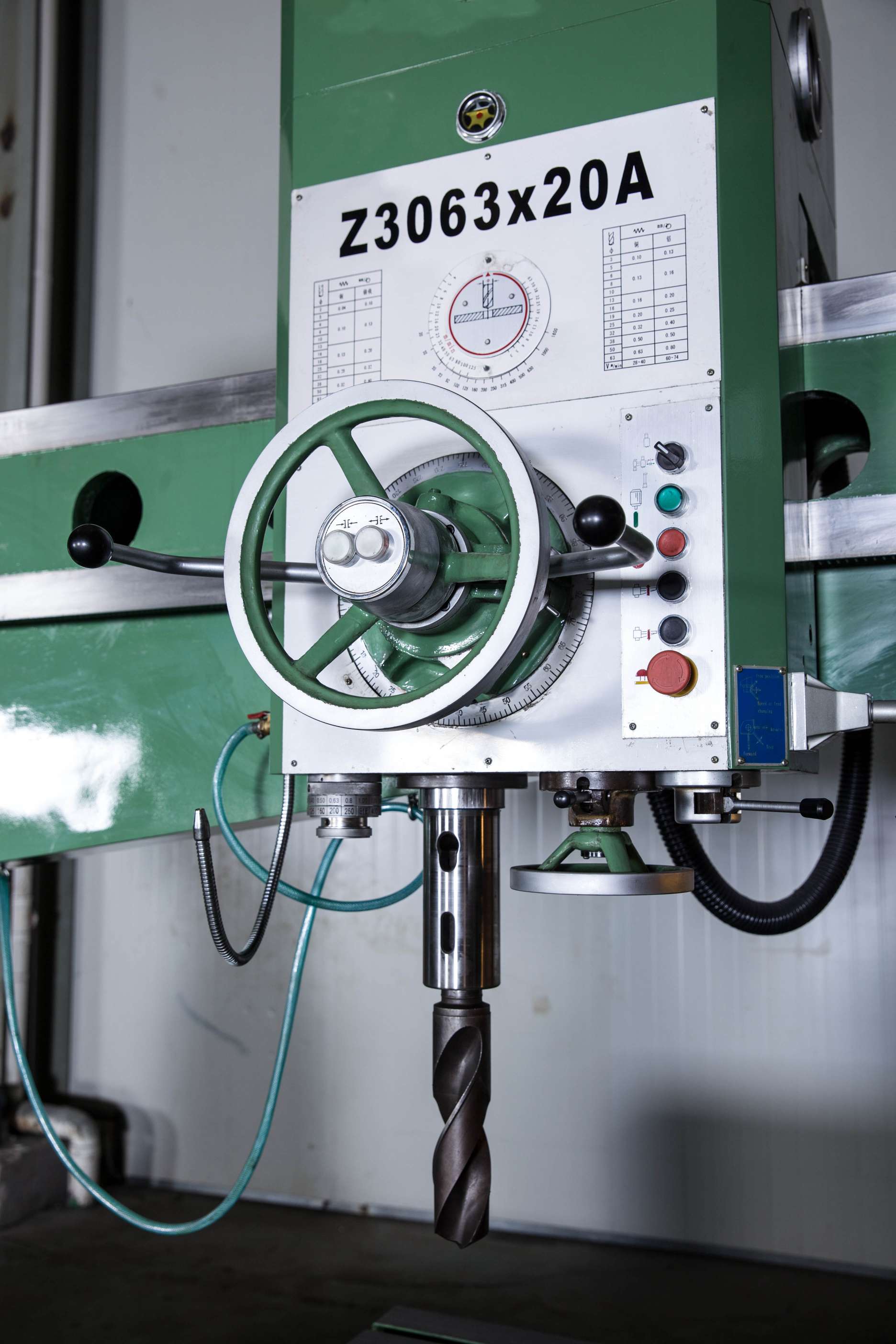 large-scale parts with a massive 63mm drilling diameter and a heavy-duty MT5 spindle taper