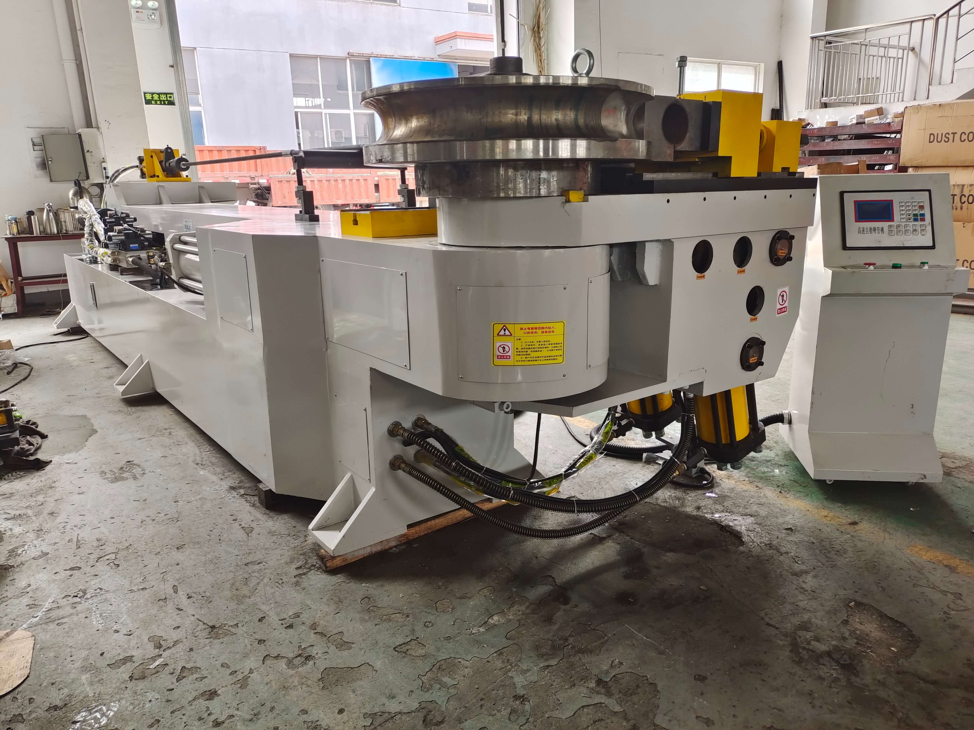 High load DW130NC tube bending machine for large diameter pipe processing