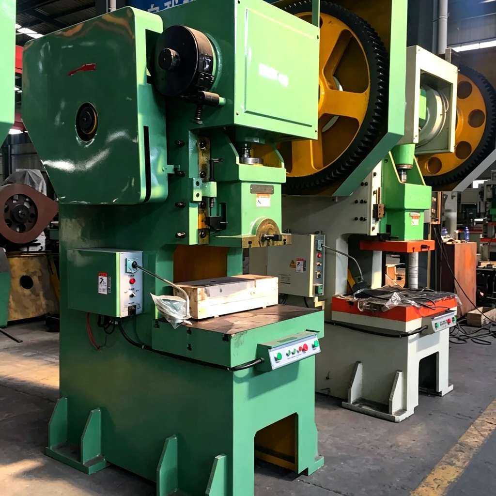 C-type body tiltable mechanical punch press machine structure