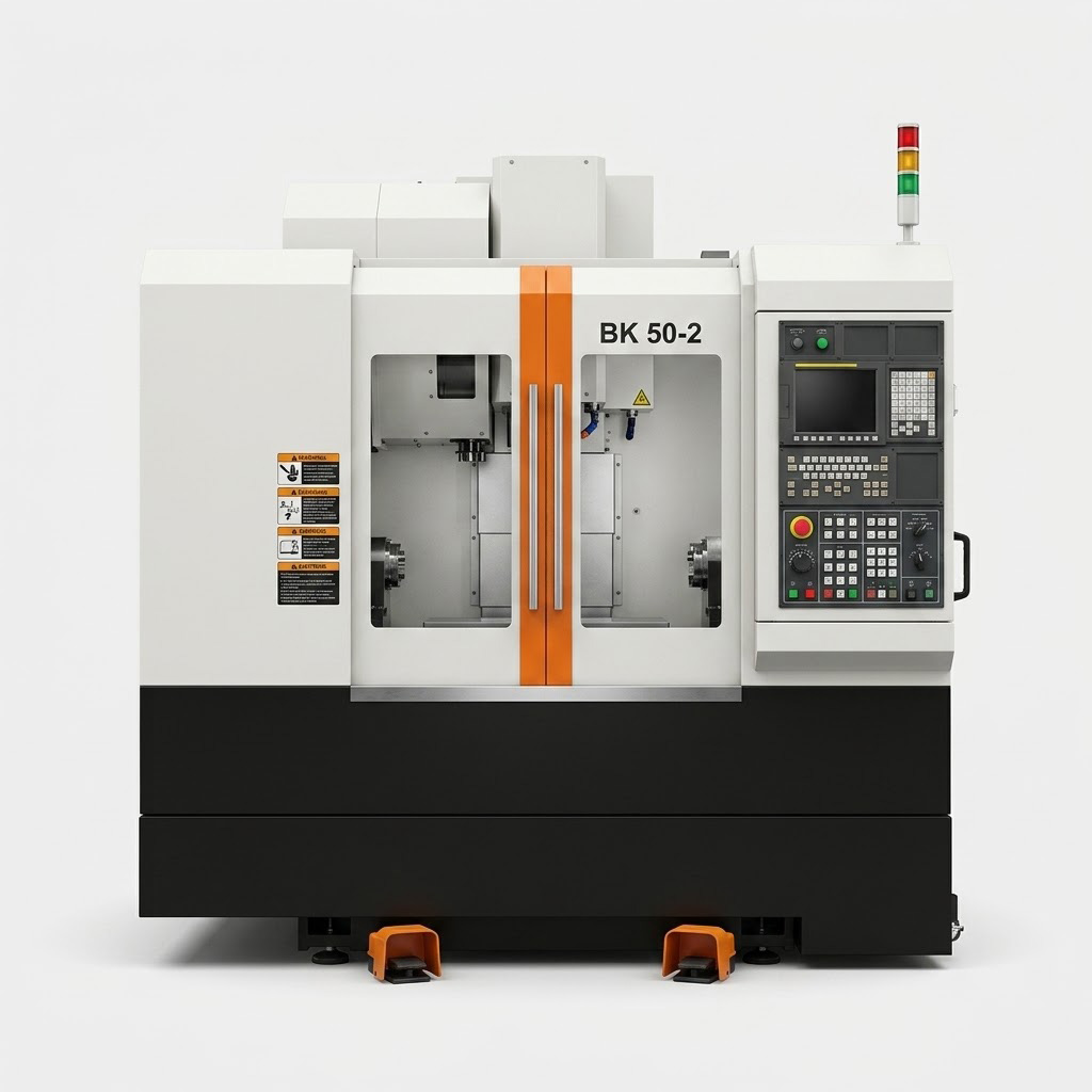 BK50-2 dual spindle twin turret CNC vertical turning lathe VTL by MFG