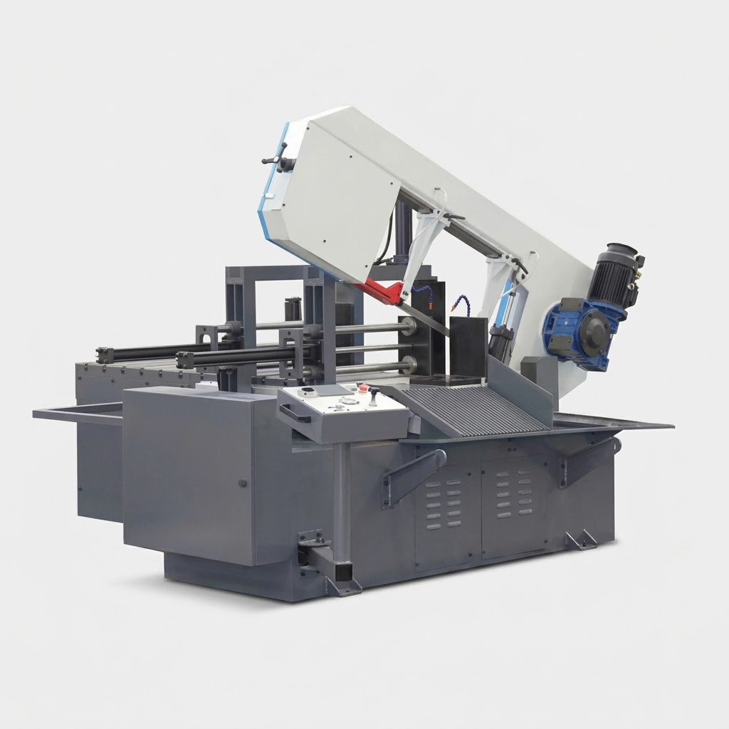 BS-650G fully automatic servo motor driven miter bandsaw machine by MFG
