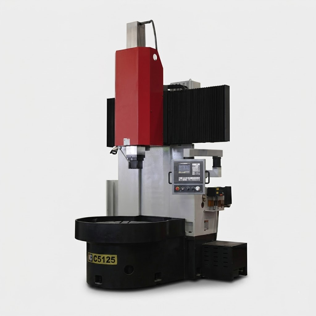 CD125 highly cost effective economical CNC vertical turning lathe VTL by MFG
