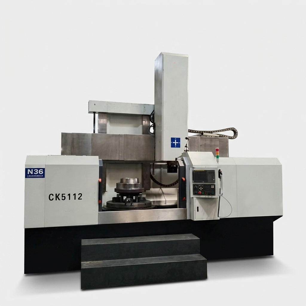 CK5112 single column CNC vertical turning lathe VTL with 1250mm swing by MFG