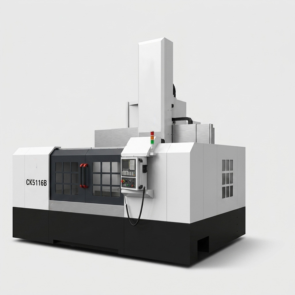 CK5116 heavy duty single column CNC vertical turning lathe VTL with 1600mm capacity by MFG