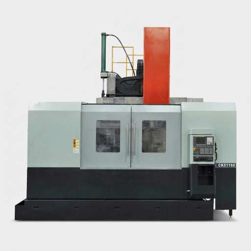 CK51160 single column CNC vertical turning lathe VTL with 1600mm capacity by MFG