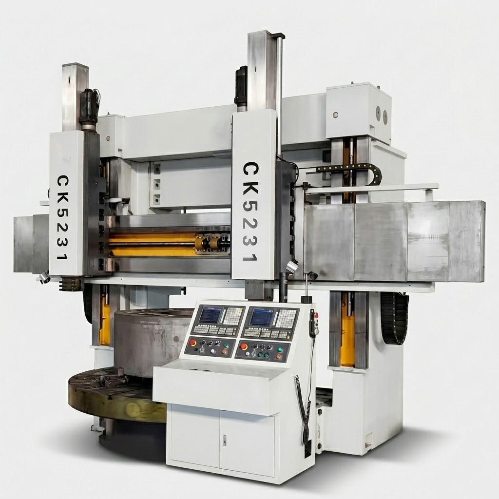 CK5231 heavy duty double column CNC vertical turning lathe VTL with 3150mm capacity by MFG
