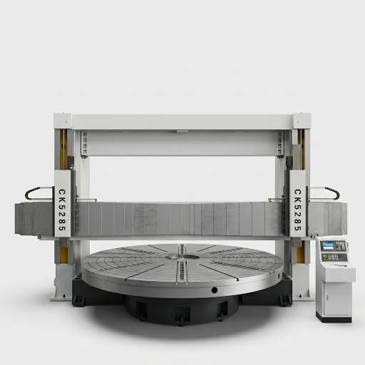 CK5285 heavy duty double column CNC vertical turning lathe VTL with 8500mm capacity by MFG