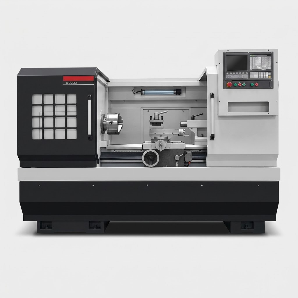 CK6136Q precision flat bed CNC lathe with Φ360mm swing for metal turning by MFG