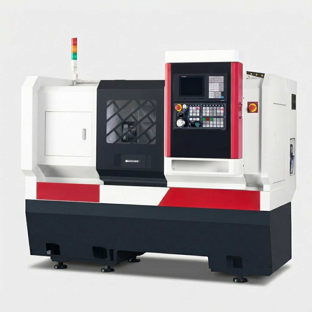 CK6140Q high precision flat bed CNC lathe with 400mm swing and widened carriage by MFG