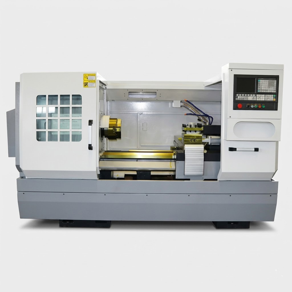 CK6160 600mm swing heavy duty flat bed CNC lathe by MFG