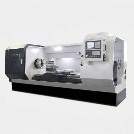 CK6180 800mm swing heavy duty flat bed CNC lathe by MFG