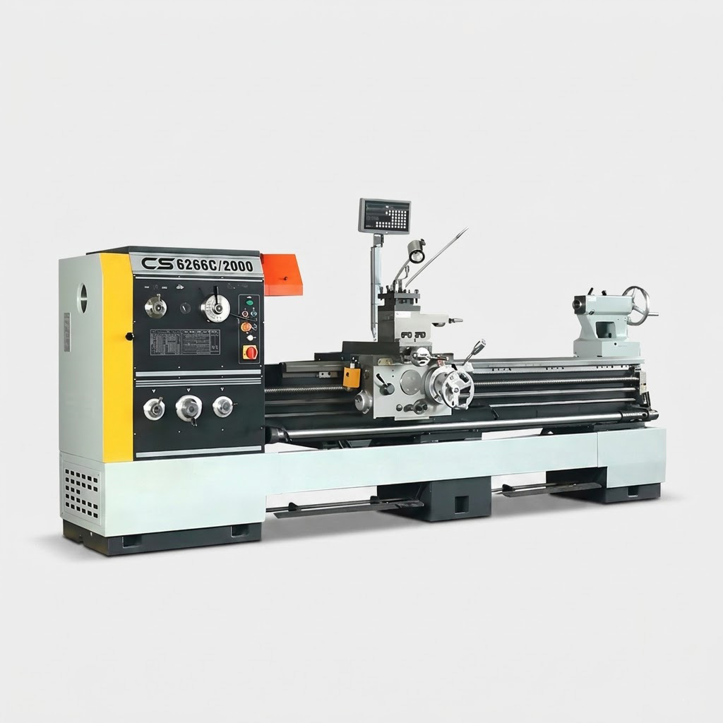 CS6266C triple bearing spindle premium conventional lathe by MFG