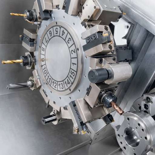 High precision motorized sub spindle for automated part handoff on CTX200S multi tasking CNC lathe