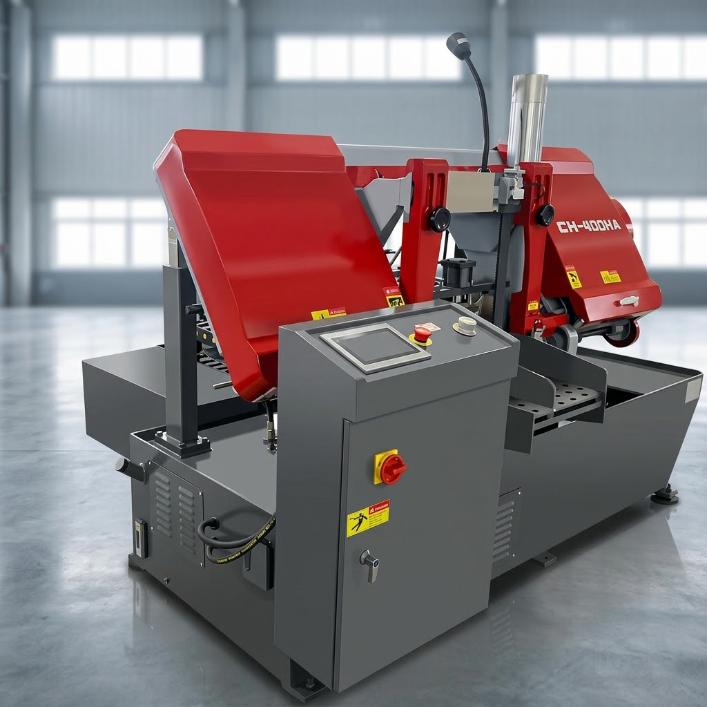 GZ4243 straight metal cutting saw machine factory real photo by MFG